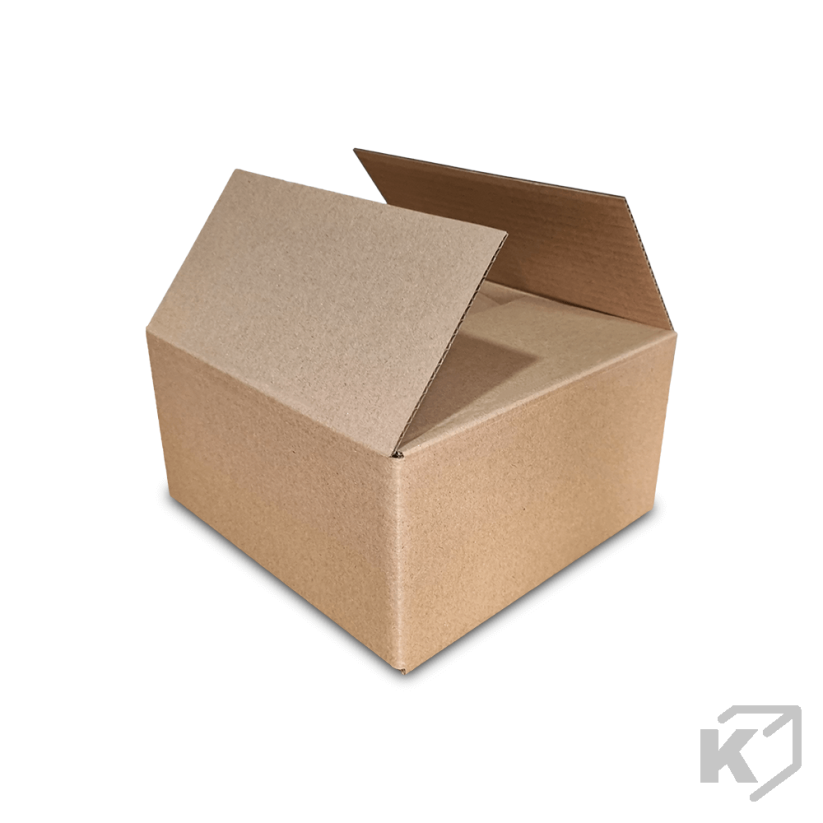 Klopové kartónové krabice 200x200x100mm 3VVL hnedá