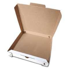 Krabice na pizzu 400x400x40mm biela