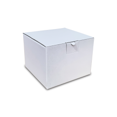 Kartónové krabice Fefco 0215 160x160x110mm 3VVL biela-hnedá