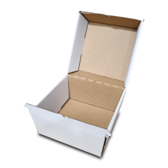 Burger box 155x150x85mm biela