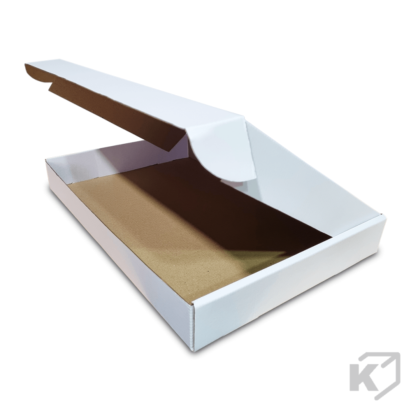 Skladacie krabice Fefco 0427 465x305x55mm 3VVL biela-hnedá