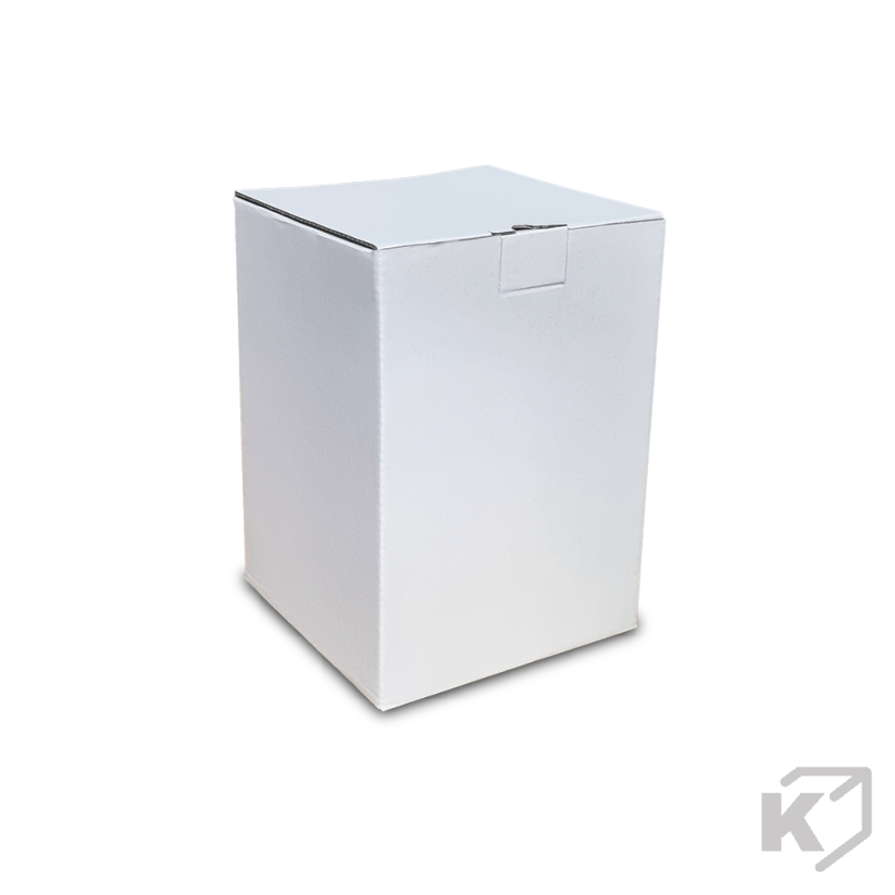 Kartónové krabice Fefco 0215 168x168x292mm 3VVL biela-hnedá