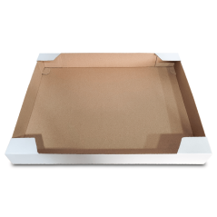 Kartónové prepravky 460x350x60mm biela-hnedá