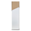 Darčekové krabice na 1 fľašku vína biela s hnedým vrchom