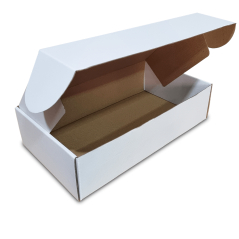 Skladacie krabice Fefco 0427 387x210x95mm 3VVL biela-hnedá