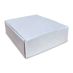 Krabice na koláče 280x240x80mm biela-hnedá