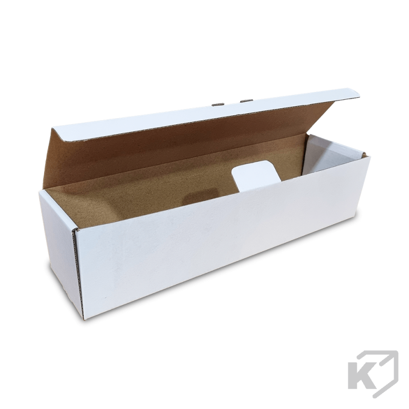 Skladacie krabice Fefco 0427 342x87x84mm 3VVL biela-hnedá