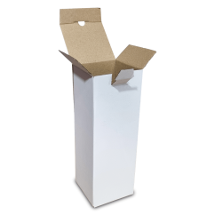 Kartónové krabice Fefco 0215 95x95x255mm 3VVL biela-hnedá