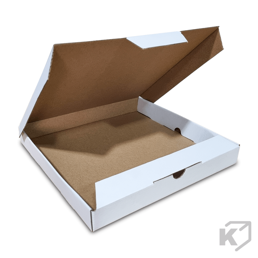 Skladacie krabice Fefco 0427 250x250x32mm 3VVL biela-hnedá