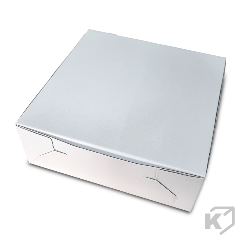 Krabice na koláče 280x280x100mm biela