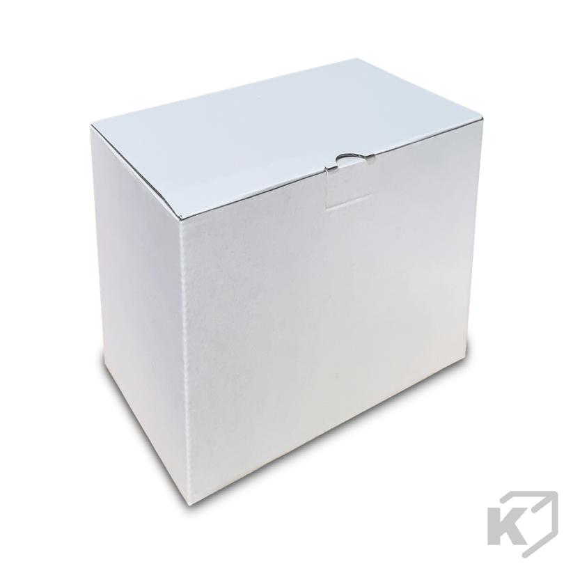 Kartónové krabice Fefco 0215 200x148x235mm 3VVL biela-hnedá