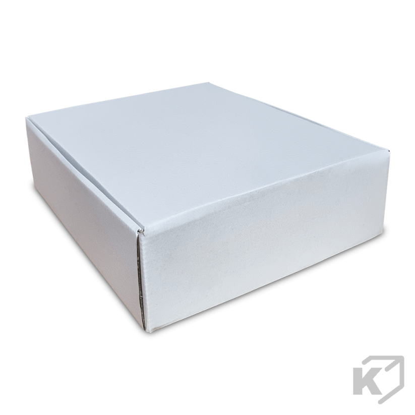 Krabice na koláče 280x240x80mm biela-hnedá
