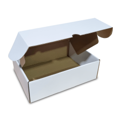 Skladacie krabice Fefco 0427 266x195x83mm 3VVL biela-hnedá