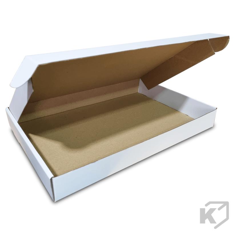 Skladacie krabice Fefco 0427 465x305x55mm 3VVL biela-hnedá