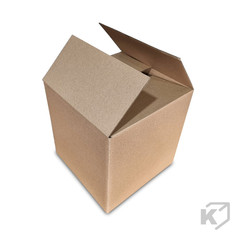 Klopové kartónové krabice 200x200x200mm 3VVL hnedá